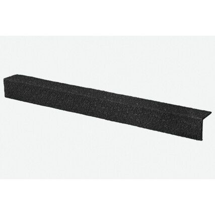 ANTI-SLIP GRP STAIR TREADS 55mm X345mm X 1.5M BLACK