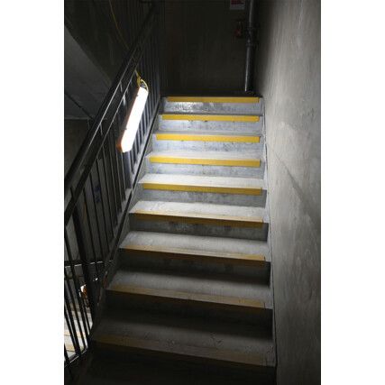 ANTI-SLIP GRP STAIR NOSING 30mm X70mm X 2M WHITE