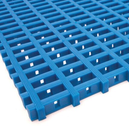 0.9m x 5m Blue Inter Relief Matting