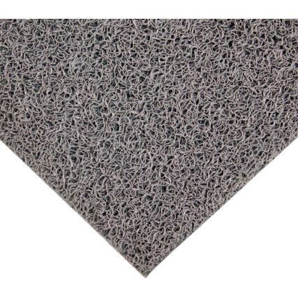 Loopermat Backed Grey Entrance Mat 0.9m x 9m