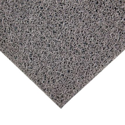 Loopermat Unbacked Grey Entrance Mat 0.9m x 9m