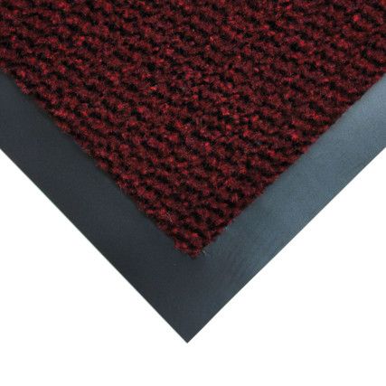 Vyna-Plush Red Entrance Doormat 0.9m x 1.5m