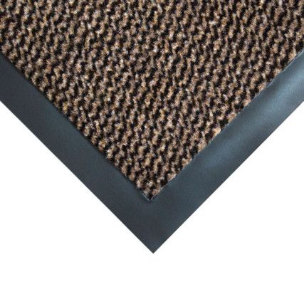 Vyna-Plush Brown Entrance Doormat 0.9m x 1.2m