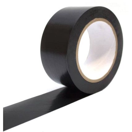 Adhesive Barrier Tape, PVC, Black, 50mm x 33m