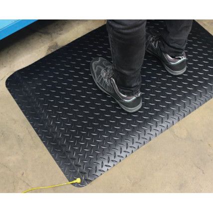 DECKPLATE BLACK ANTI-STATIC 1.2MX18.3M