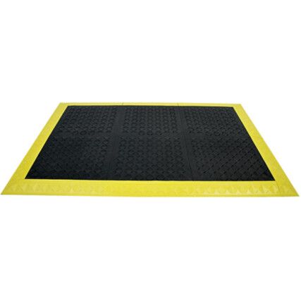 SAFE-FLEX HD LOWPROFILE FEMALE EDGE YELLOW 276X31X2.5cm (PK-6)