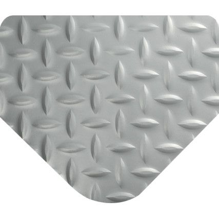 415.916X3X10GY Diamond-Plate SpongeCote Grey Mat 0.91m x 3.05m x 14mm