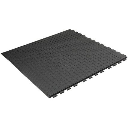 502.58x1x3BK Vitality Squared Interlocking Tile 30cm x 91cm