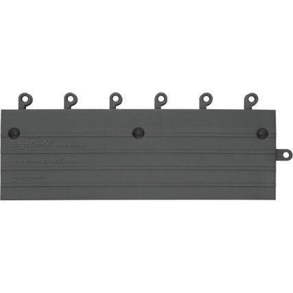 560.78x6x18BK-CS10 ErgoDeck Black Ramp 15cm x 46cm