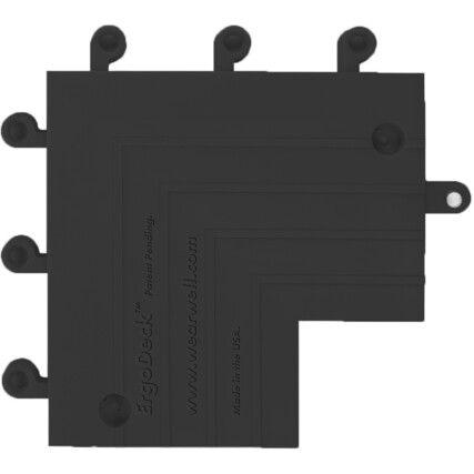 560.78x6x9x9BK ErgoDeck Black Inside Corner 15cm x 23cm x 23cm