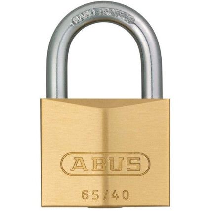 Keyed Padlock, Keyed Alike, Brass, Bronze, 40mm Width, Weatherproof