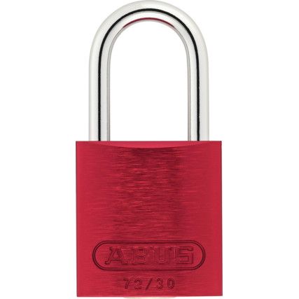 72/30 30mm Aluminium Padlock Red