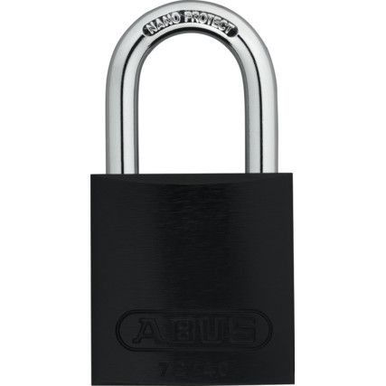 72/40 40mm Aluminium Padlock Black