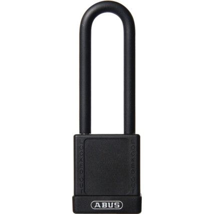 Keyed Padlock, Keyed Alike, Aluminium, Black, 40mm Width, Weatherproof