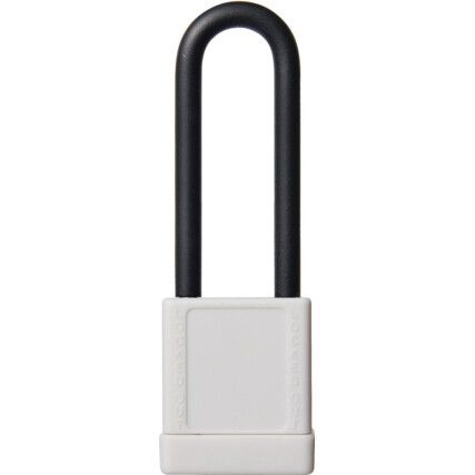 Keyed Padlock, Keyed Alike, Aluminium, White, 40mm Width, Weatherproof