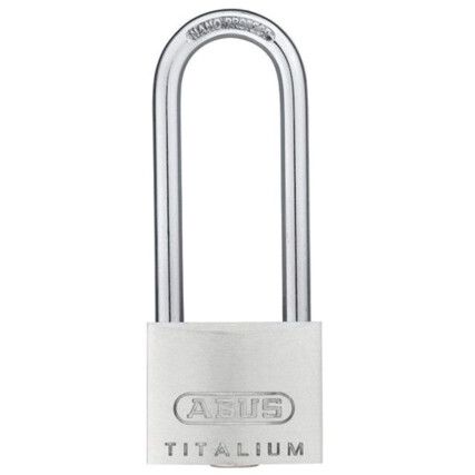 Keyed Padlock, Keyed Different, Aluminium, Silver, 40mm Width, Weatherproof