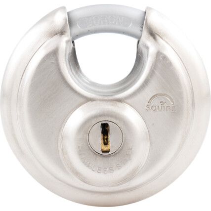 Keyed Padlock, Keyed Alike, Steel, Silver, 70mm Width, Weatherproof