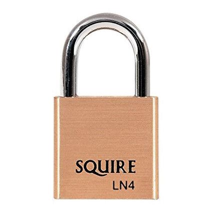 Keyed Padlock, Keyed Alike, Brass, Gold, 42mm Width, Weatherproof