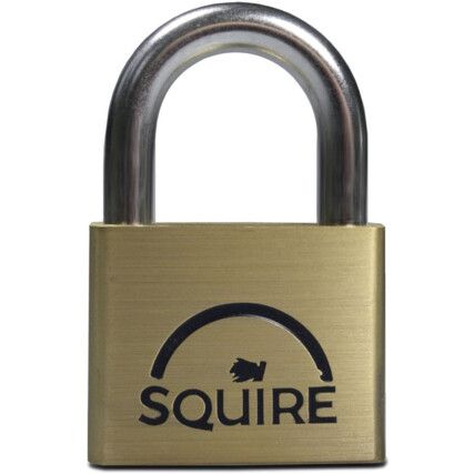 Keyed Padlock, Keyed Alike, Brass, Gold, 42mm Width, Weatherproof