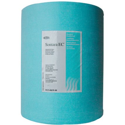 Industrial Wiper, Blue, 1 Roll, 400 Sheets per Roll
