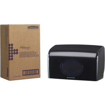 TOILET TISSUE DISPENSER SMALL ROLL BLACK