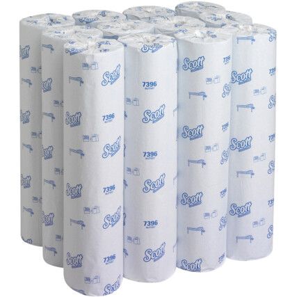 Couch Cover, Blue, Single Ply, 12 Rolls