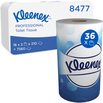 TOILET TISSUE ROLLS SMALL ROLL WHITE (CASE-18)