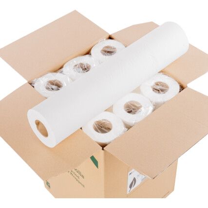 H2W540 2PLY WHITE HYGIENE ROLL 40M X 500MM (PK-9)