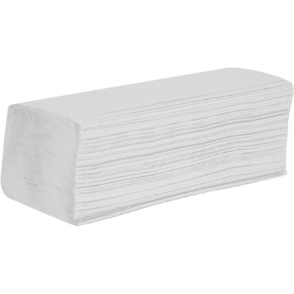 Luxury Z Fold Hand Towels, White, 2 ply, Pack of 2970