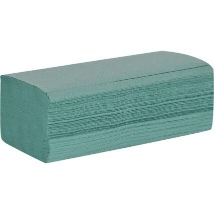 HC128GR GREEN 1-PLY C-FOLD HAND TOWEL (15x192)