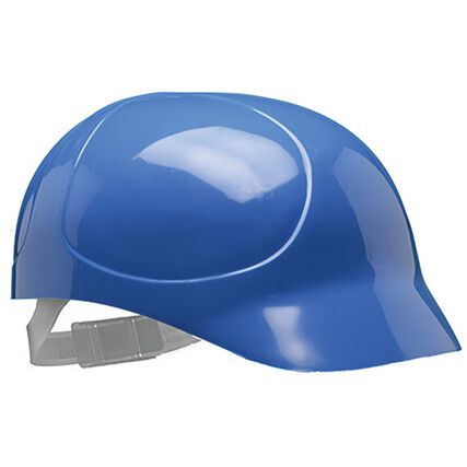 Bump Cap, Blue, Not Vented, Standard Peak, 54cm to 59cm