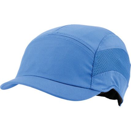 Bump Cap, Blue, Vented, Micro Peak, 54cm to 59cm, EN812