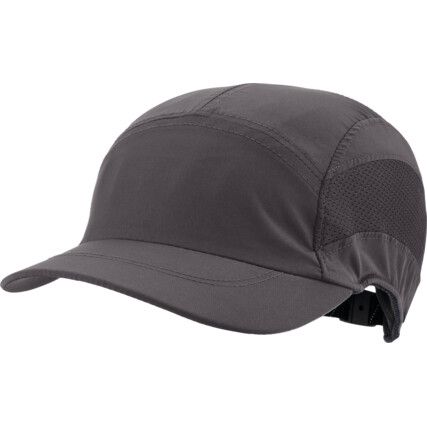 Bump Cap, Black, Vented, Standard Peak, 54cm to 59cm, EN812