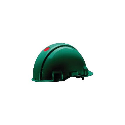 G3000, Safety Helmet, Green, ABS, Vented, Reduced Peak