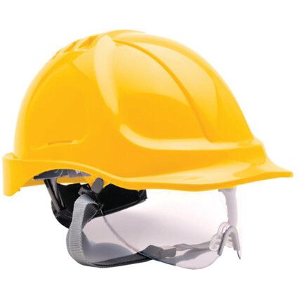 Endurance, Face Visor, Yellow, ABS, Vented, Standard Peak