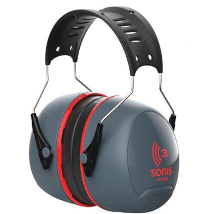 Ear Defenders, Over-the-Head, No Communication Feature, Red Cups