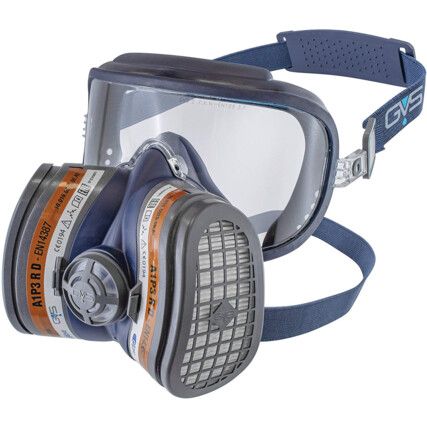 3/4 Face Respirator, Small/Medium