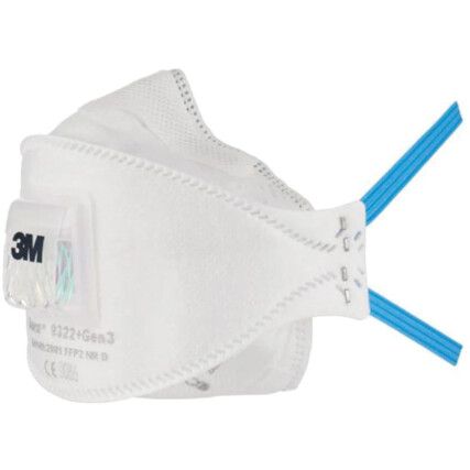 PARTICULATE RESPIRATOR, FFP3,VALVED, 9332+GEN3-SP, PACK OF 40