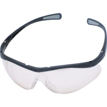 Lightning T6500, Safety Glasses, Clear Lens, Half-Frame, Black Frame, High Temperature Resistant/Impact-resistant/Scratch-resistant/UV-resistant