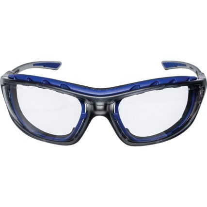 Dura Streme, Safety Glasses, Clear Lens, Full-Frame, Black Frame, Anti-Fog/Impact-resistant/Scratch-resistant