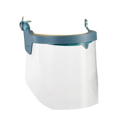 Visor Carrier, Clear, For Use With Safety Helmets