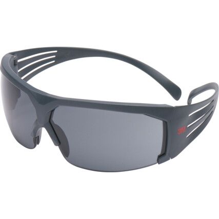 SecureFit, Safety Glasses, Grey Lens, Half-Frame, Black Frame, Anti-Fog/High Temperature Resistant/Impact-resistant/Scratch-resistant/Sun Glare/UV-resistant