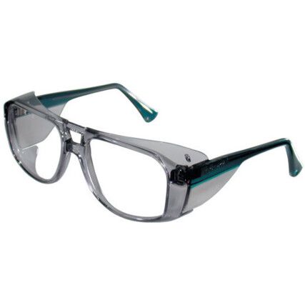 Horizon, Safety Glasses, Clear Lens, Full-Frame, Blue Frame, Anti-Fog/Scratch-resistant