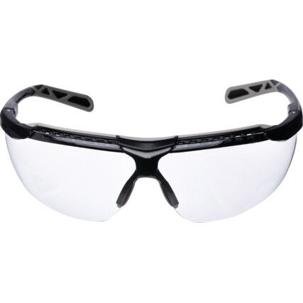 Safety Glasses, Clear Lens, Full-Frame, Black Frame, Anti-Fog/Impact-resistant/Scratch-resistant/UV-resistant