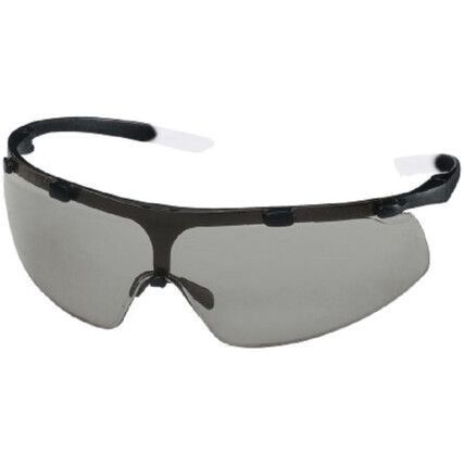 Superfit, Safety Glasses, Grey Lens, Half-Frame, Black Frame, Anti-Mist/Scratch-resistant/UV-resistant