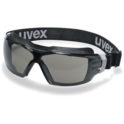 Sonic, Safety Goggles, Polycarbonate, Grey Lens, Polypropylene, Black Frame, Anti-Fog/Scratch-resistant/UV-resistant