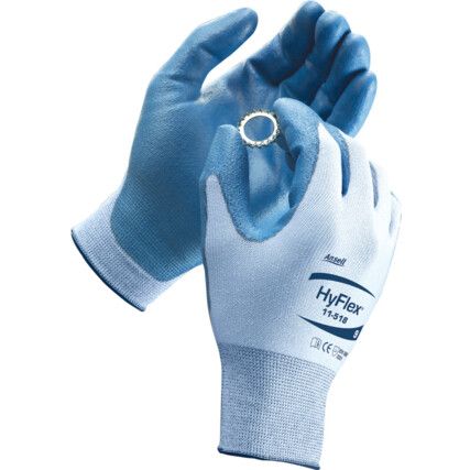 11-518 HyFlex Ultralight Polyurethane Cut-Resistant Gloves Size 11