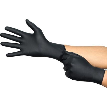 94-242 MIRCOFLEX NITRILE DISP GLOVES (BX-100) (S-6.5-7)