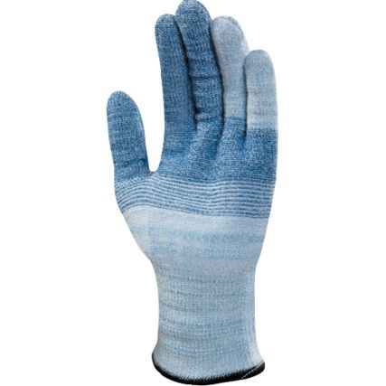 74-718 VersaTouch Cut Resistant Gloves, Blue, EN388: 2016, 4, X, 4, X, E, Uncoated, Nylon/Polyester, Size 10