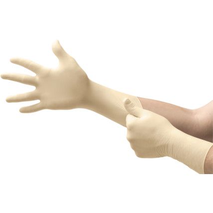 93-401 Nitrilite, Disposable Gloves, Natural, Nitrile, Level 2 -1.5/GI, Powder Free, Pk-100, Size 9